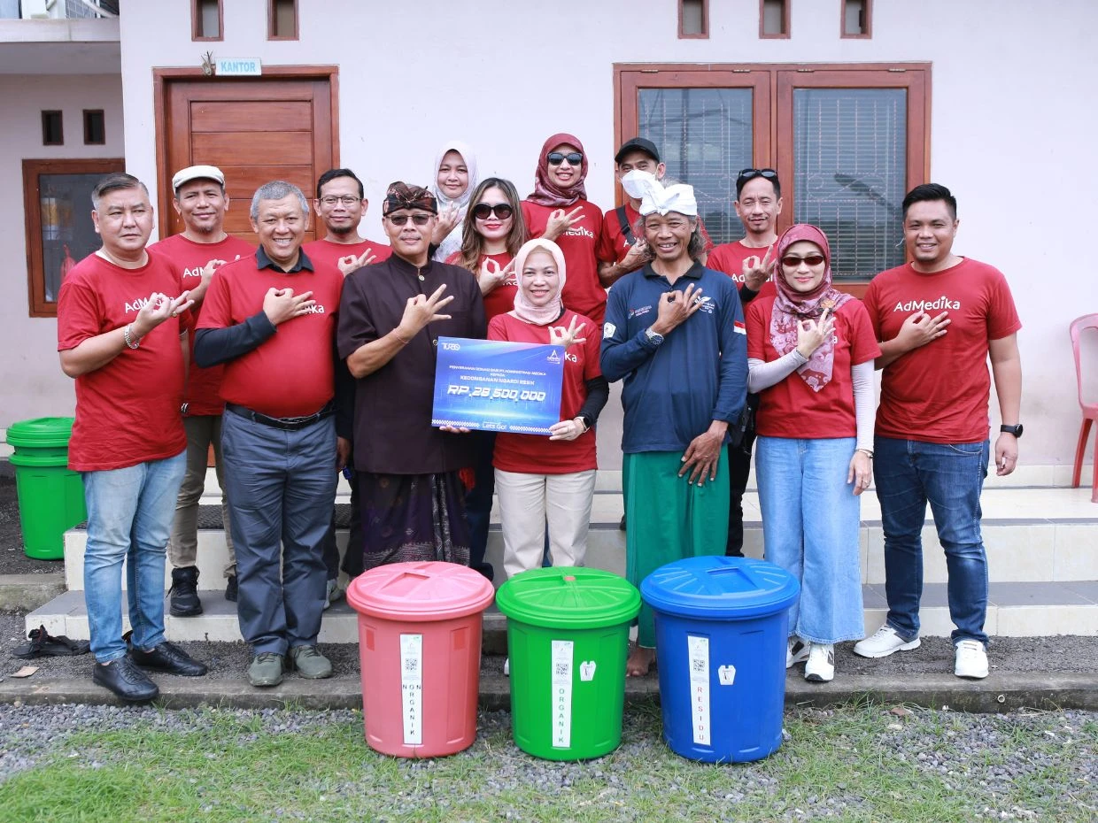 Dukung Kelestarian Lingkungan Hidup, AdMedika Jalin Sinergi CSR Dengan Desa Adat Kedonganan Bali.