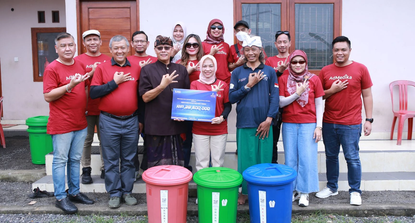 Dukung Kelestarian Lingkungan Hidup, AdMedika Jalin Sinergi CSR Dengan Desa Adat Kedonganan Bali.