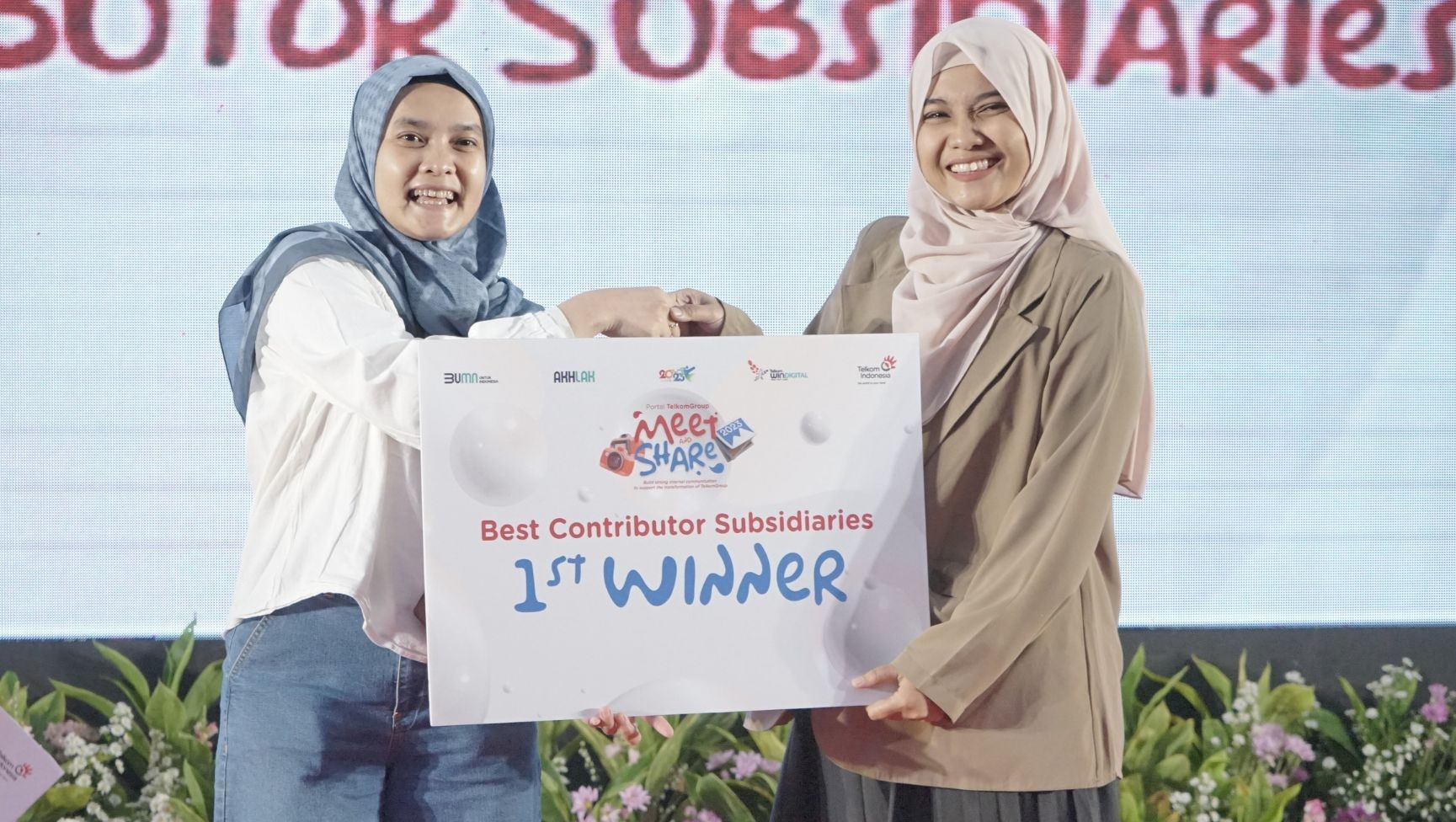 AdMedika Raih Penghargaan Juara 1 Best News Contributor Subsidiaries Telkom Group