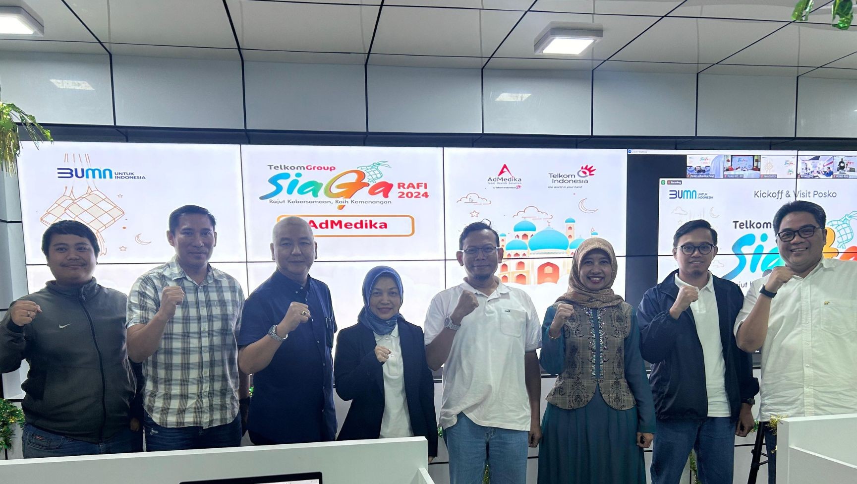 AdMedika Sukseskan Posko SIAGA RAFI TelkomGroup 2024 pada Tiga Titik di Jakarta, Solo dan Klaten
