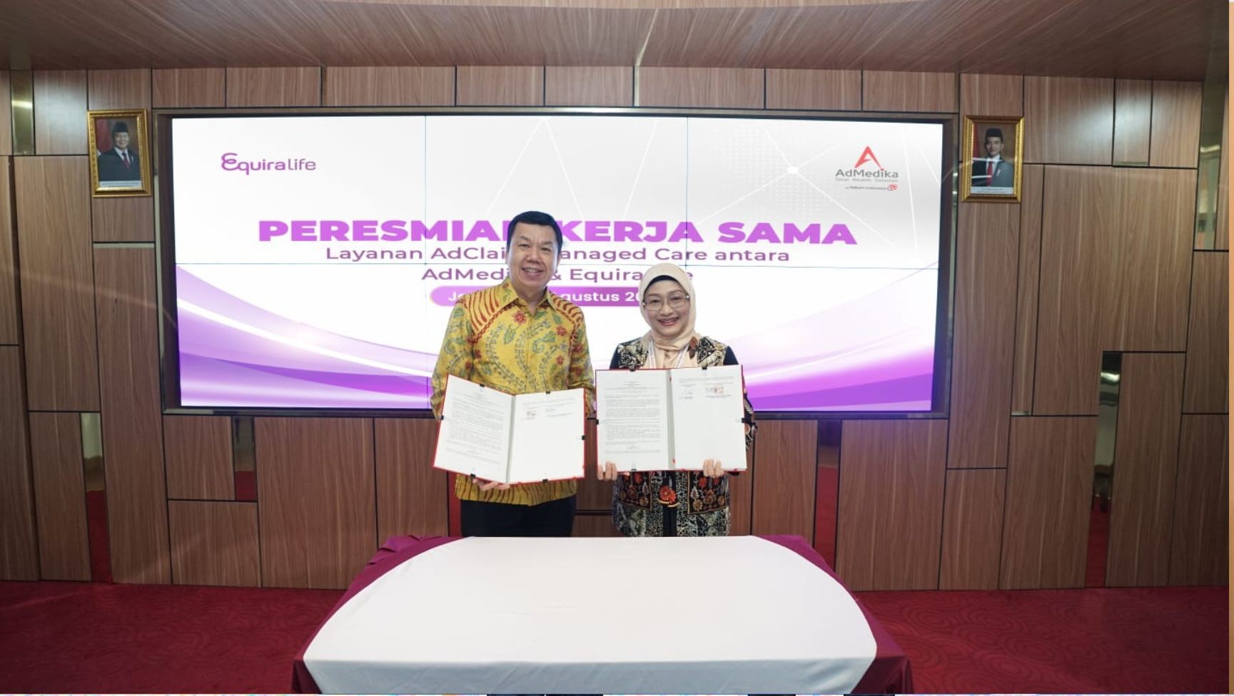AdMedika Resmi Menjadi Mitra TPA Kesehatan untuk Pengelolaan Klaim Peserta Asuransi Equira Life