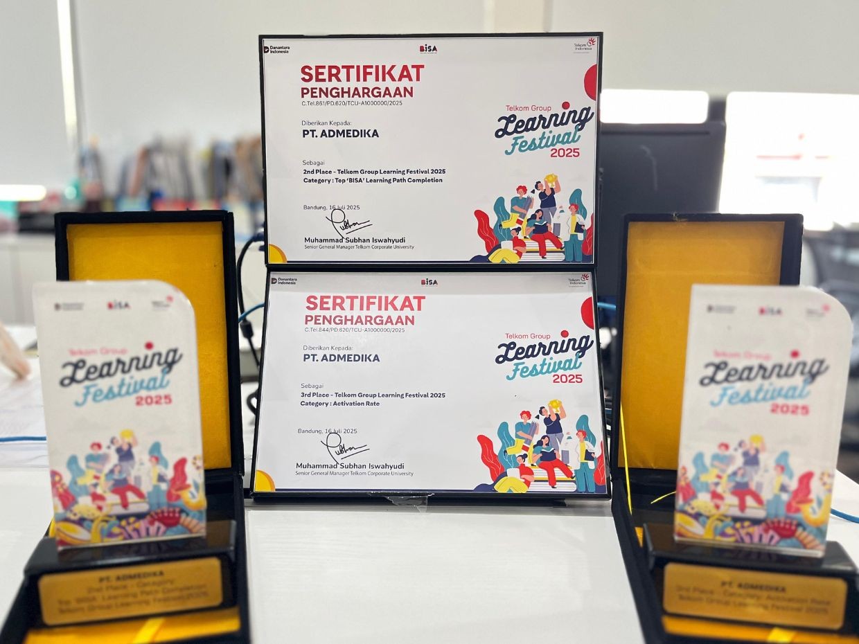 AdMedika Raih Penghargaan di Telkom Group Learning Festival 2025
