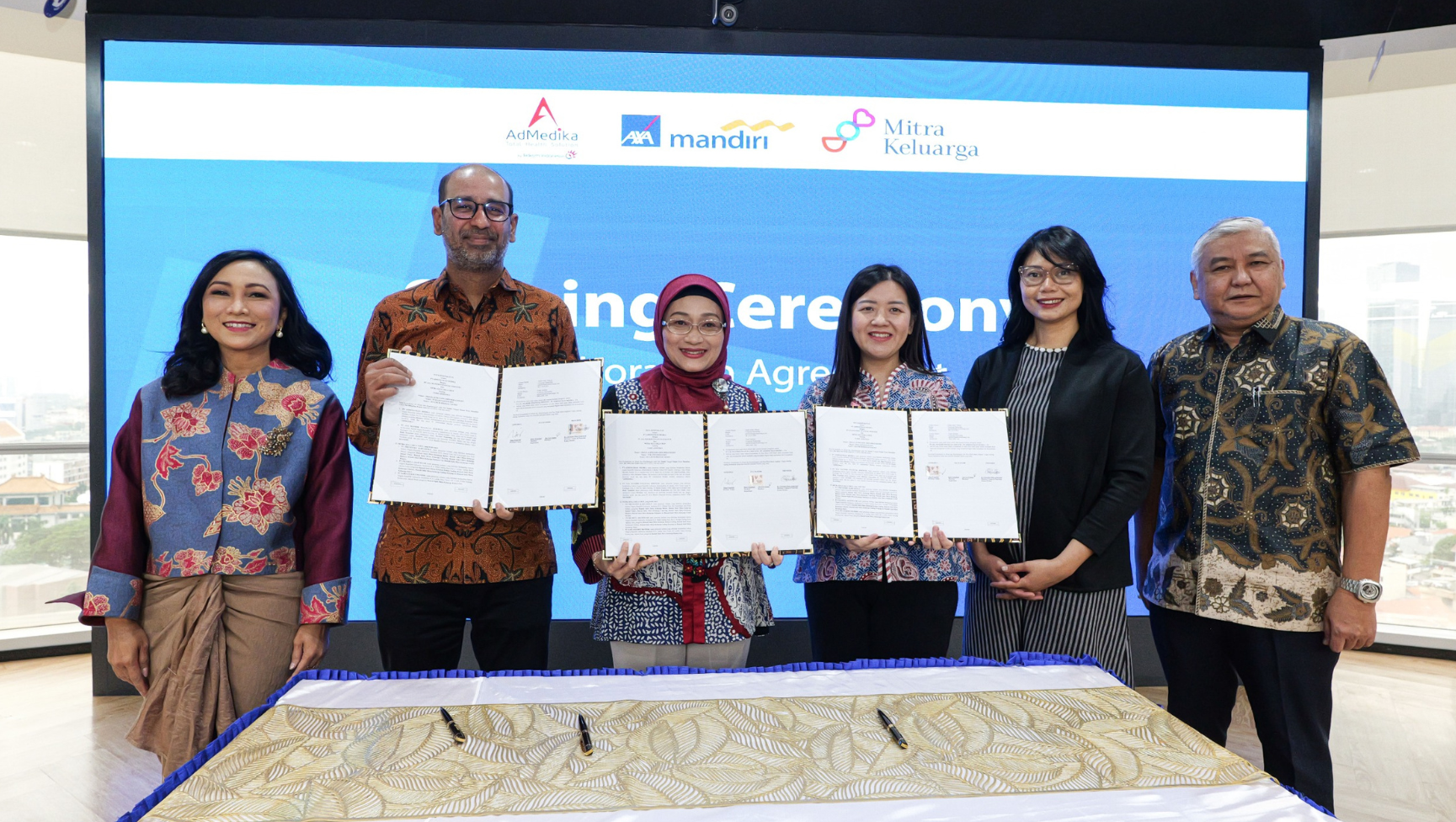 AdMedika, AXA Mandiri, dan Mitra Keluarga Jalin Kolaborasi Strategis Perkuat Efisiensi dan Keberlanjutan Layanan